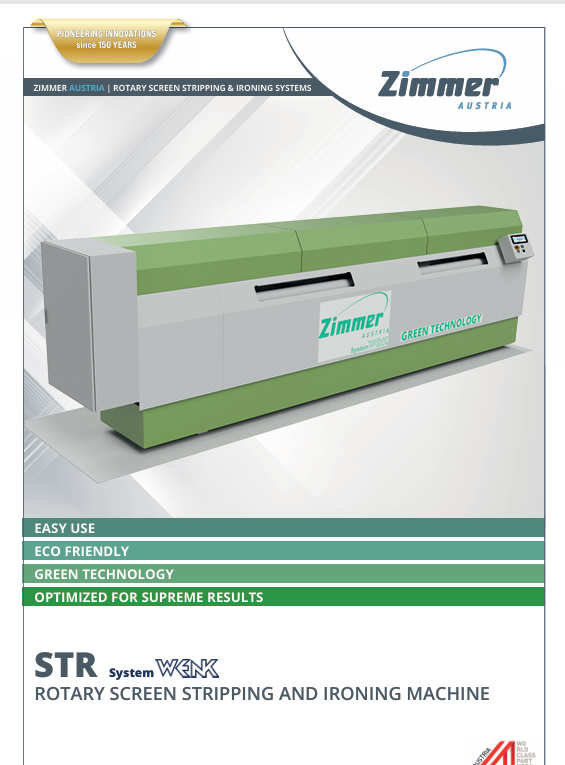 STR System ROTARY SCREEN STRIPPING AND IRONING MACHINE